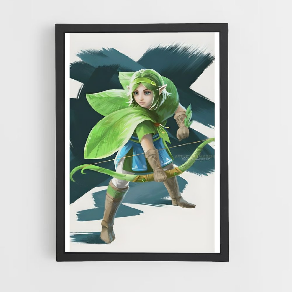 Poster Saria Votre – affiche Zelda (vue 2)