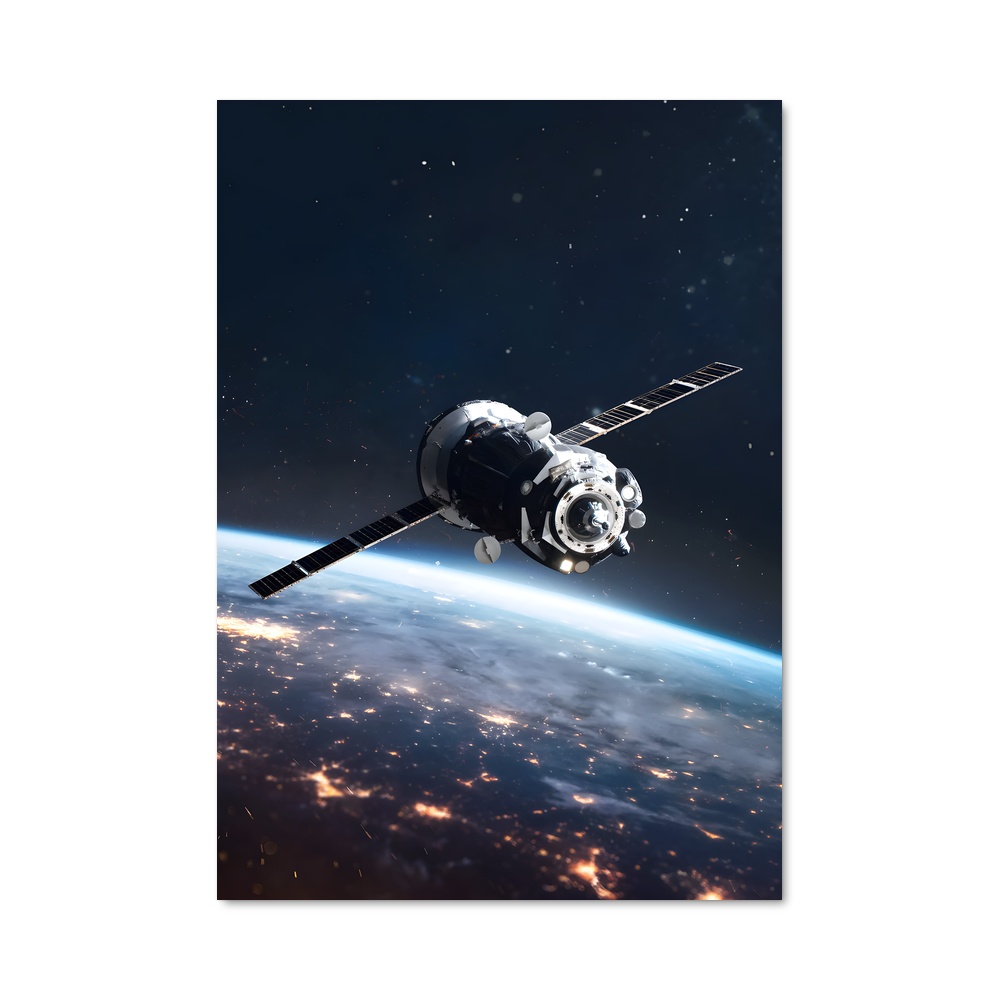 Poster Satellite Éblouissant