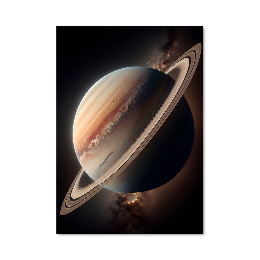 Poster Saturne magnifique