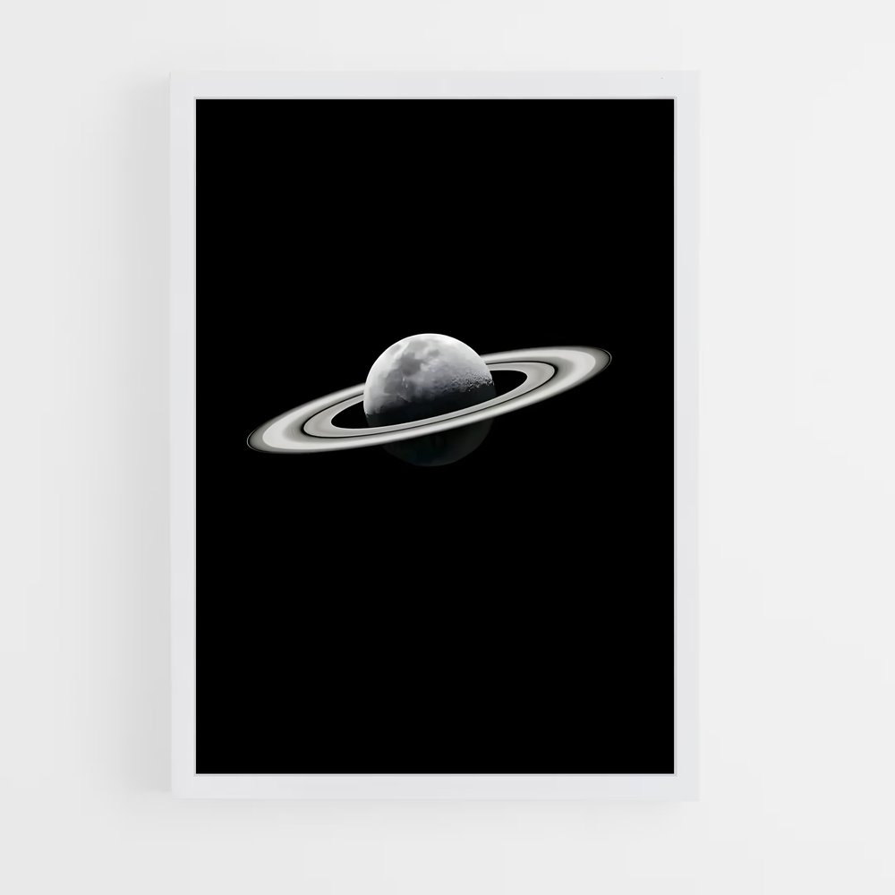Poster L'Odyssée de Saturne – affiche Système solaire (vue 3)