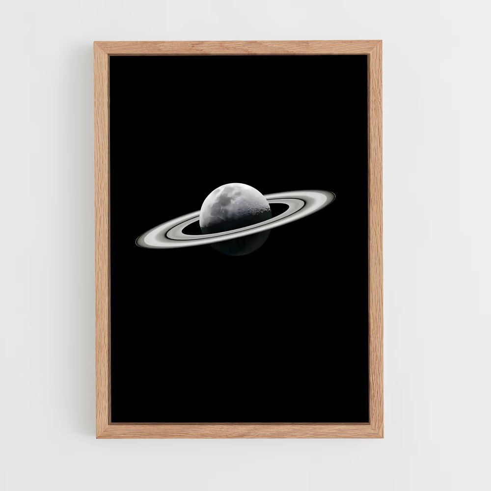 Poster L'Odyssée de Saturne – affiche Système solaire (vue 4)