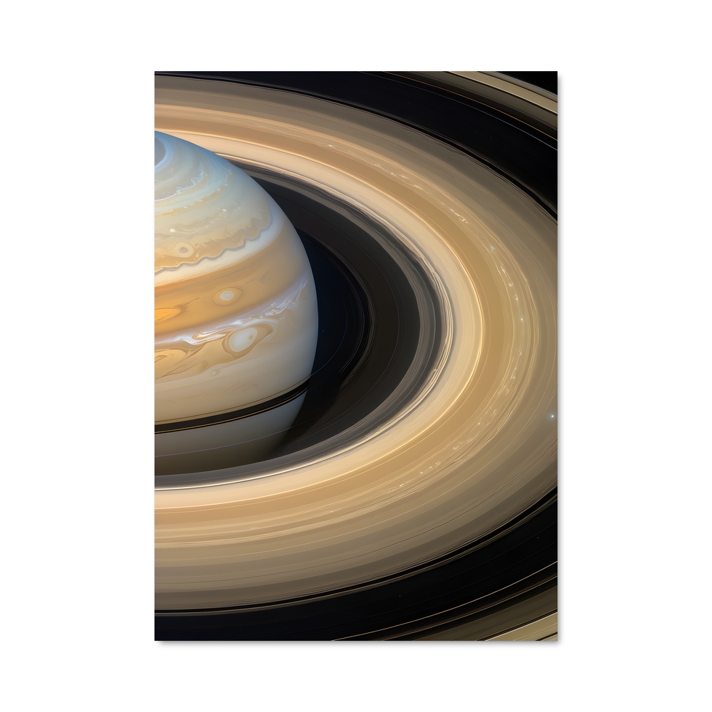 Poster Saturne Envoûtant