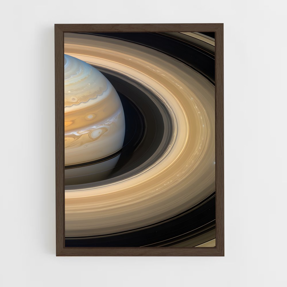 Poster Saturne Envoûtant – affiche Système solaire (vue 5)