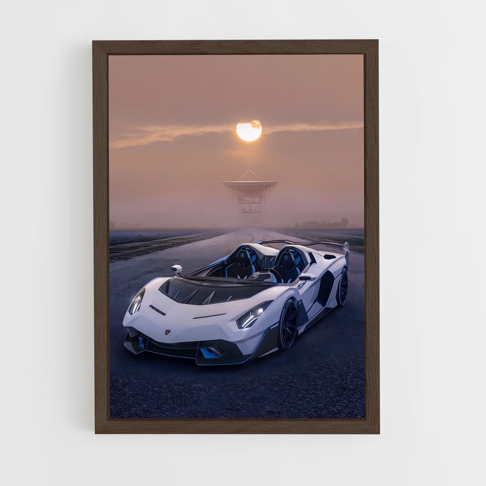Poster magie routes – affiche Lamborghini (vue 5)