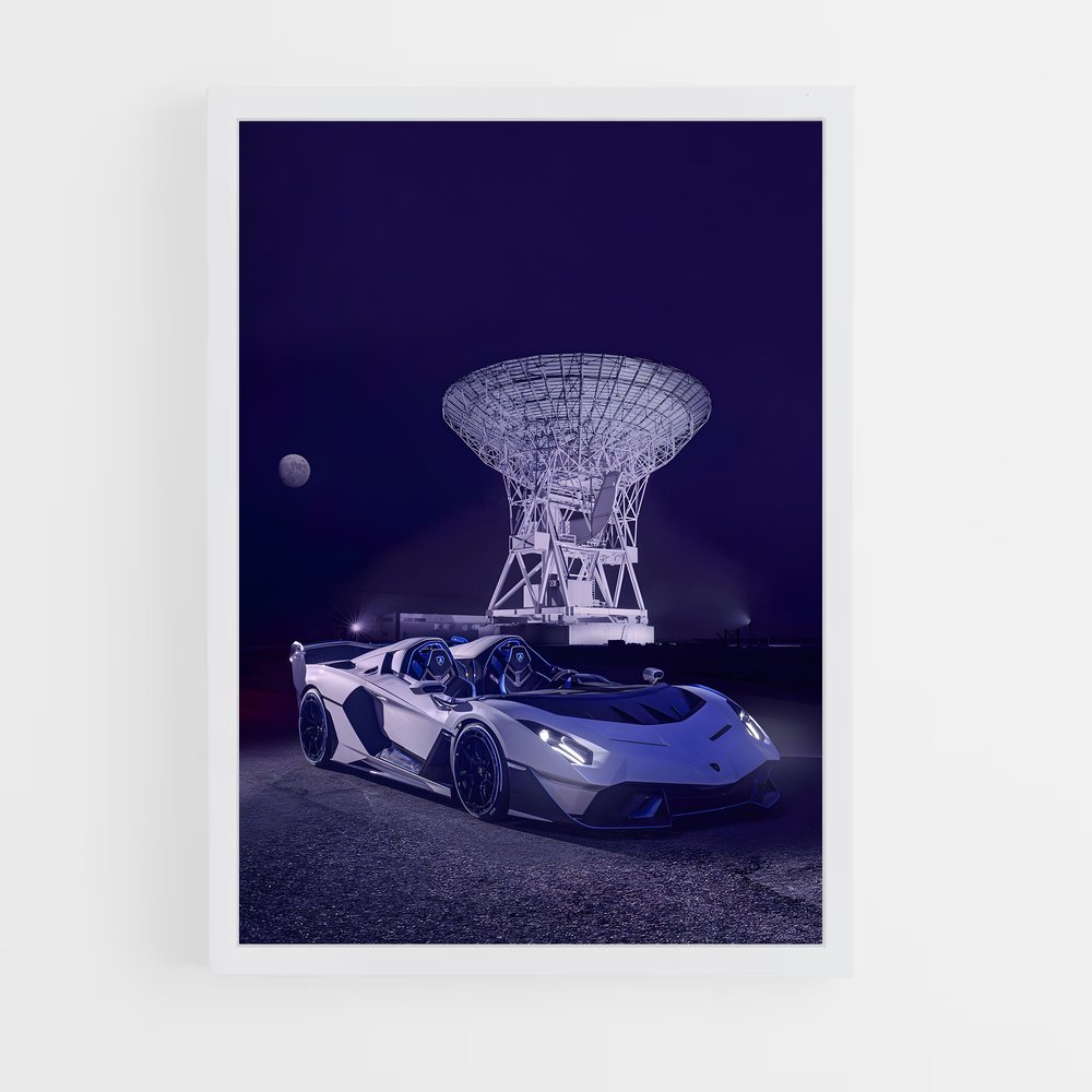 Poster Satellite Dream – affiche Lamborghini (vue 3)