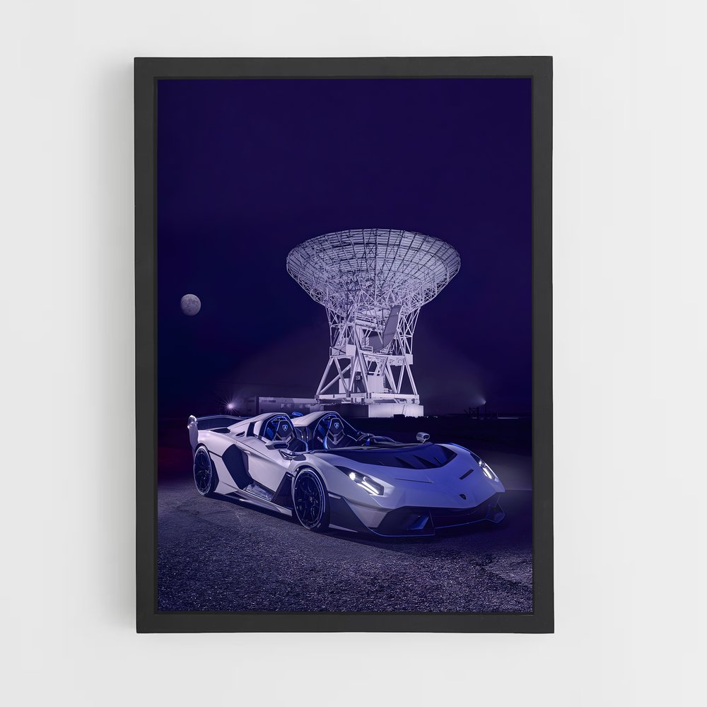 Poster Satellite Dream – affiche Lamborghini (vue 2)