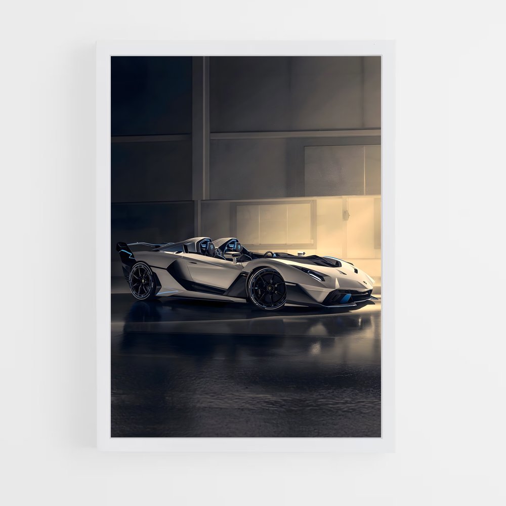 Poster Ombres Argentées – affiche Lamborghini (vue 3)
