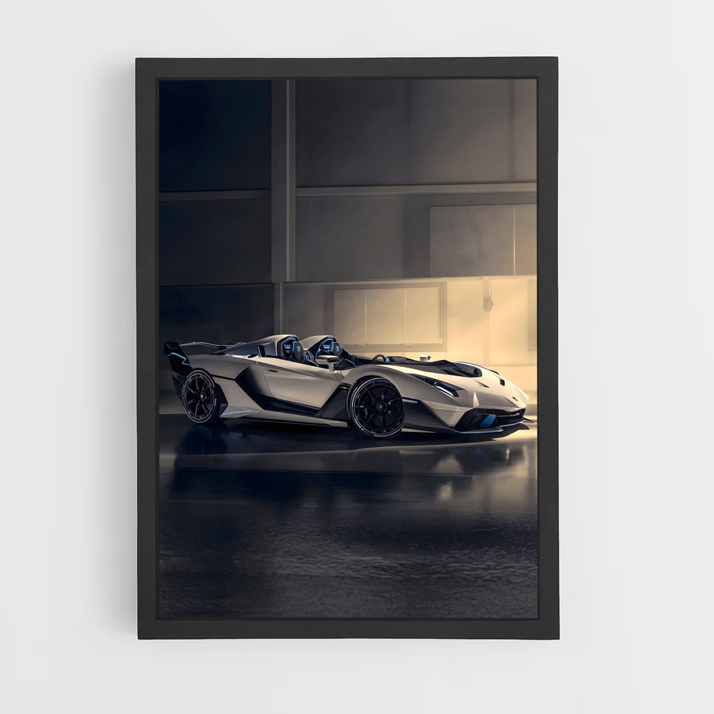 Poster Ombres Argentées – affiche Lamborghini (vue 2)