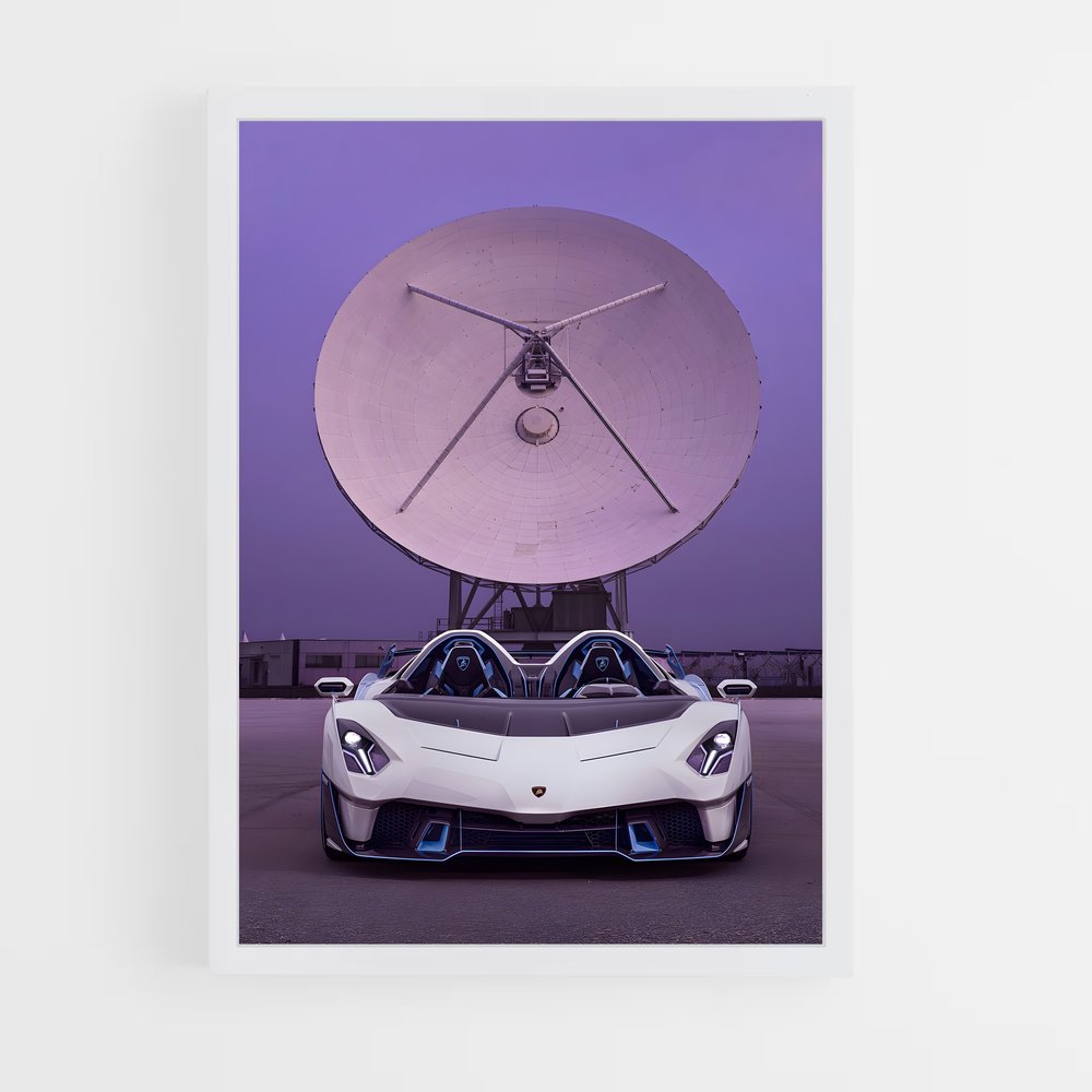Poster Satellite Racer – affiche Lamborghini (vue 3)