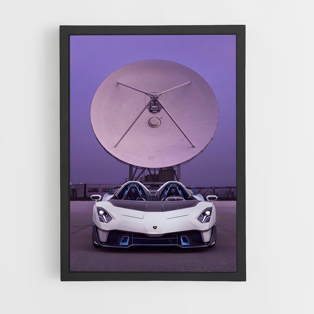Poster Satellite Racer – affiche Lamborghini (vue 2)