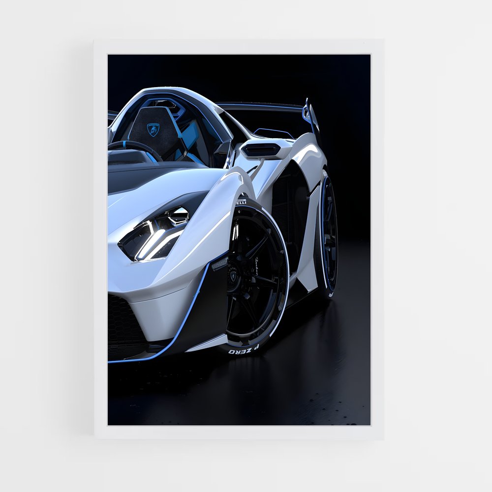 Poster Vitesse élégance accentue – affiche Lamborghini (vue 3)