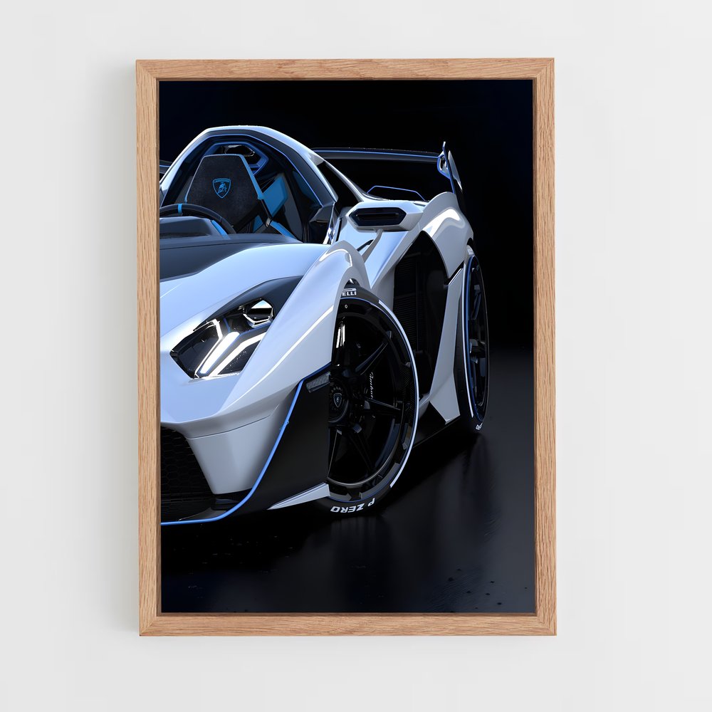 Poster Vitesse élégance accentue – affiche Lamborghini (vue 4)