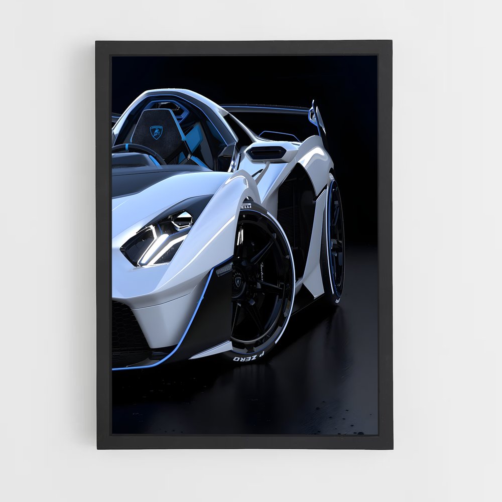 Poster Vitesse élégance accentue – affiche Lamborghini (vue 2)