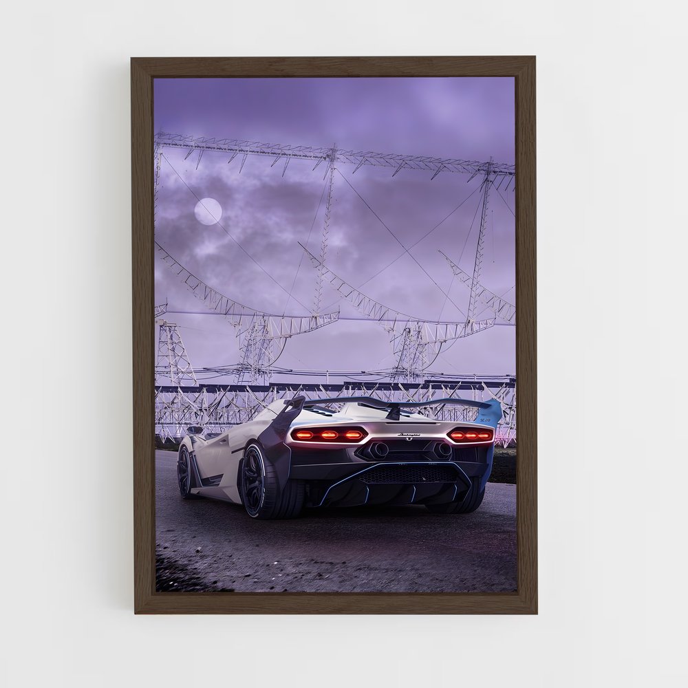 Poster ciel promesses – affiche Lamborghini (vue 5)
