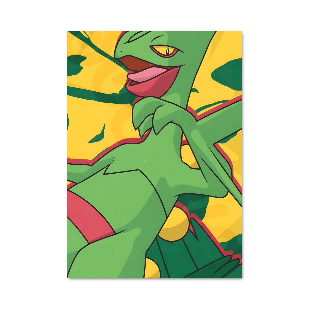 Poster Sceptile Émeraude – affiche Pokemon