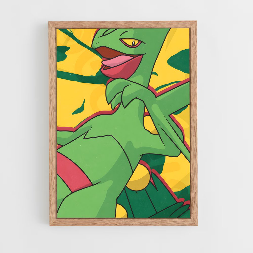 Poster Sceptile Émeraude – affiche Pokemon (vue 4)