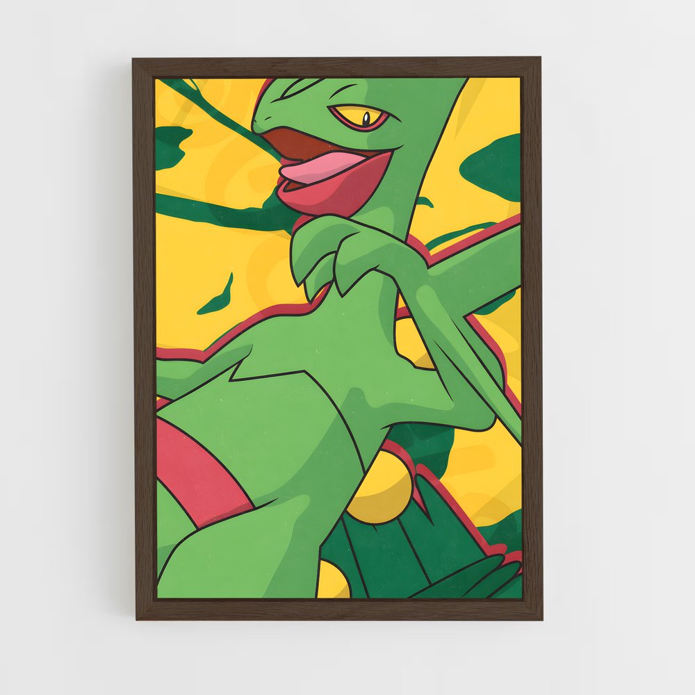 Poster Sceptile Émeraude – affiche Pokemon (vue 5)