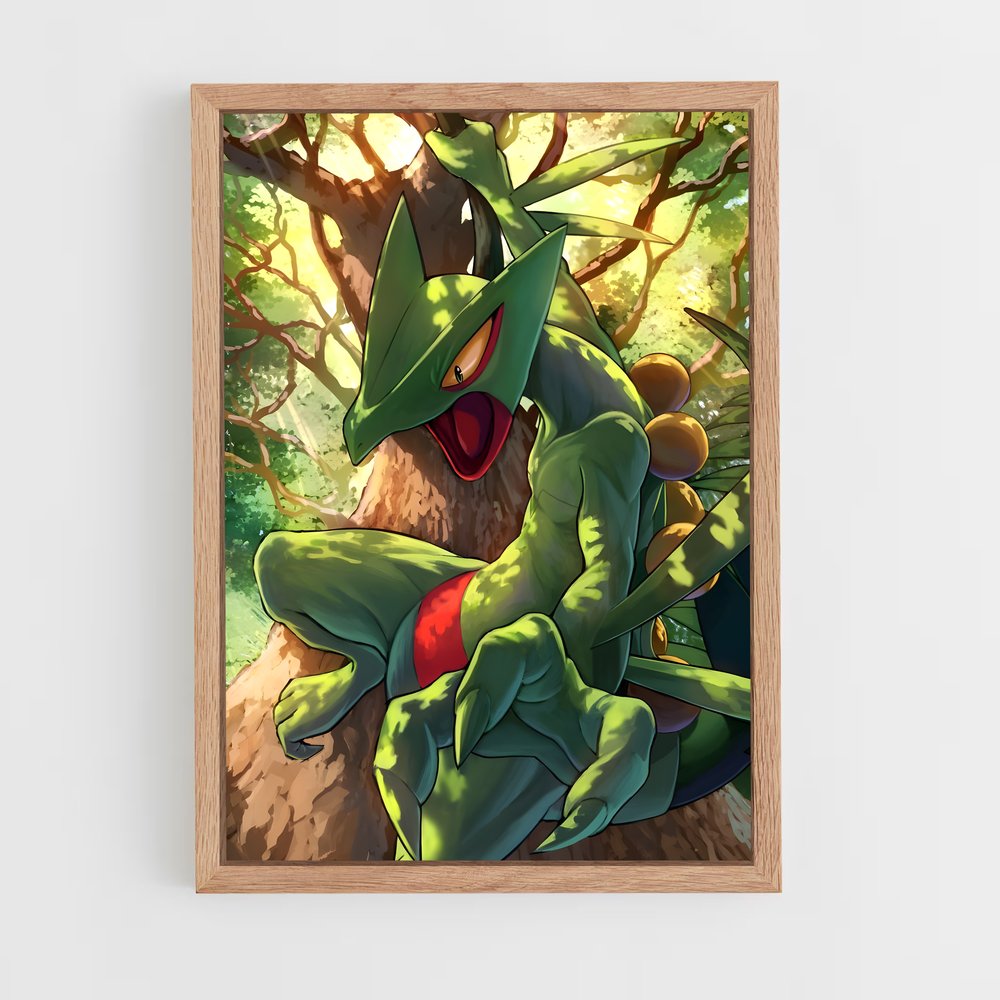 Poster Sceptile: Feuille Émeraude – affiche Pokemon (vue 4)