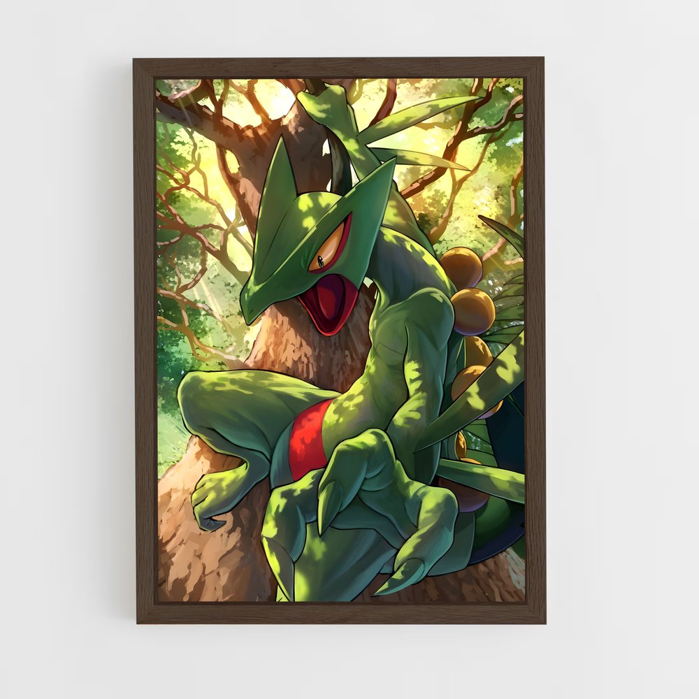 Poster Sceptile: Feuille Émeraude – affiche Pokemon (vue 5)