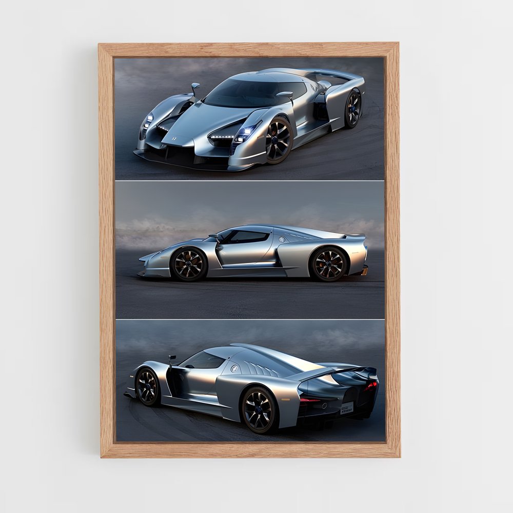 Poster Scg de puissance – affiche Glickenhaus (vue 4)
