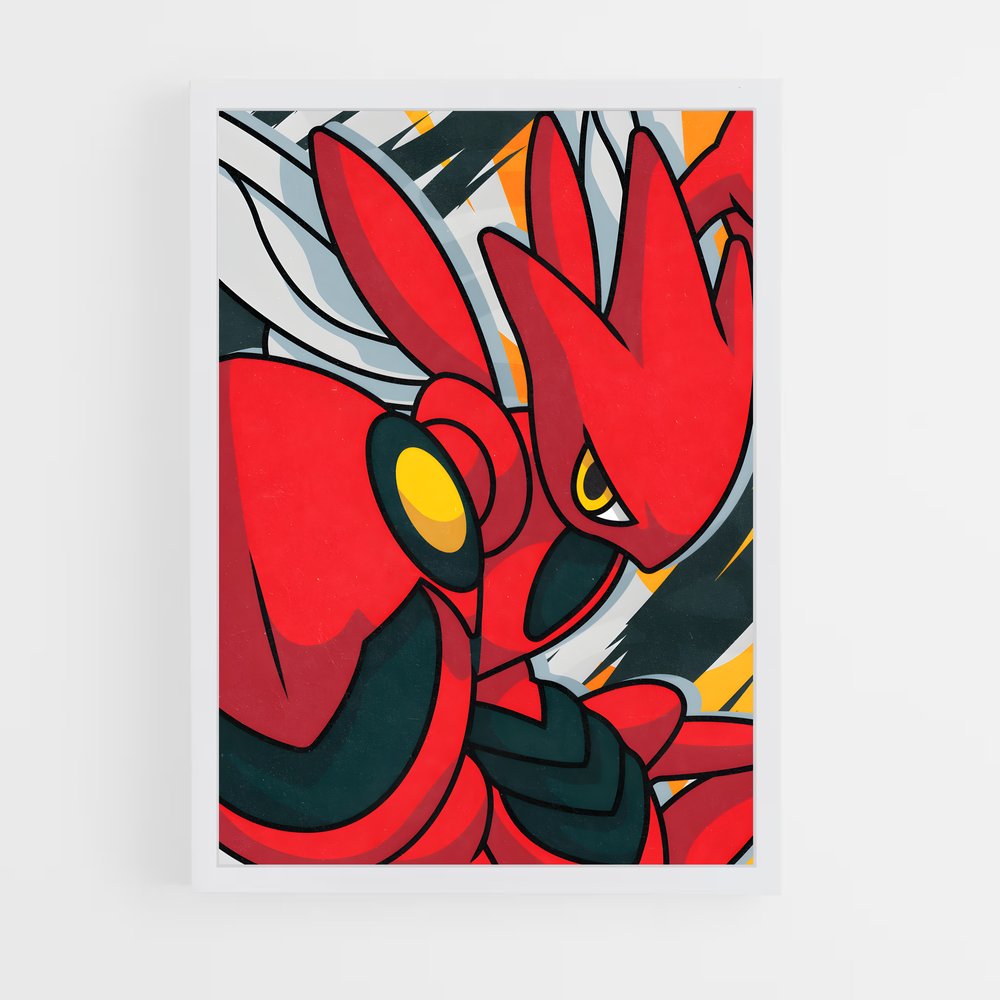 Poster Scizor Fury – affiche Pokemon (vue 3)
