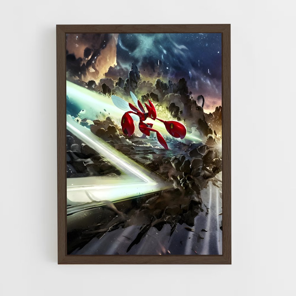 Poster Scizor galactique – affiche Pokemon (vue 5)