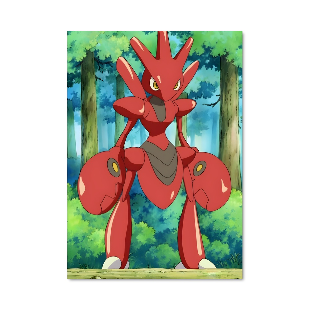 Poster Scizor : L'Art de la Mêlée – affiche Pokemon