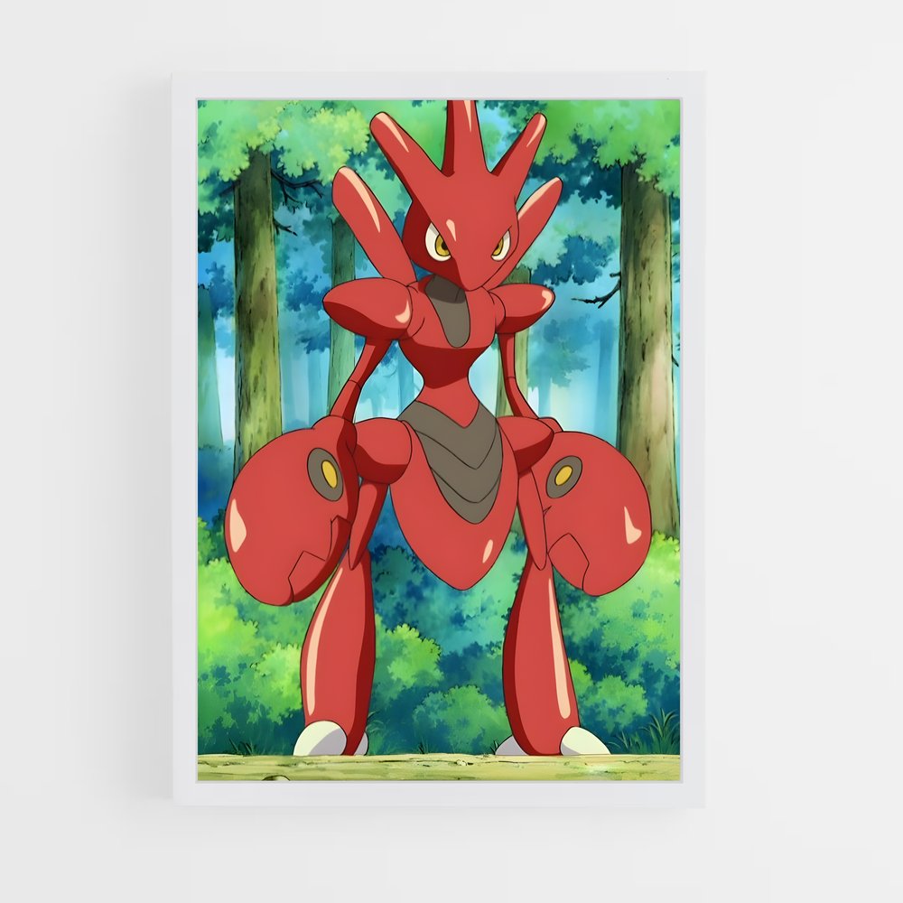 Poster Scizor : L'Art de la Mêlée – affiche Pokemon (vue 3)