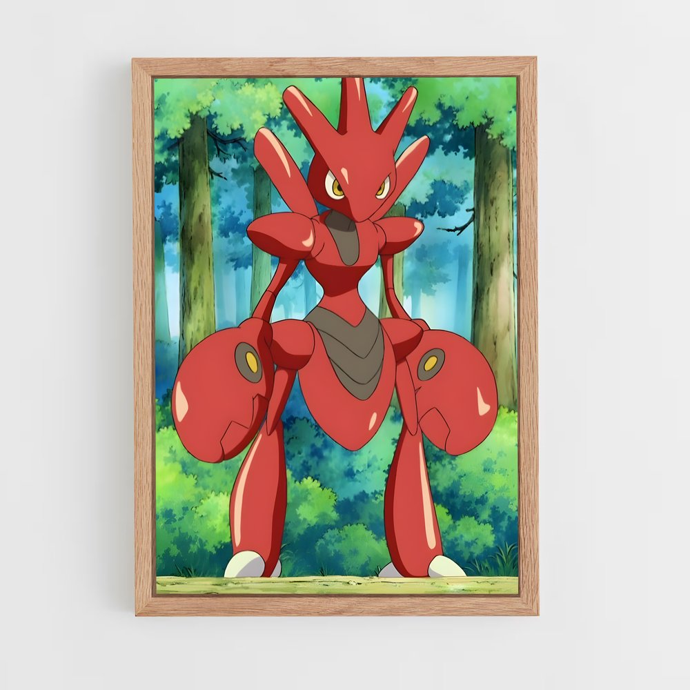 Poster Scizor : L'Art de la Mêlée – affiche Pokemon (vue 4)