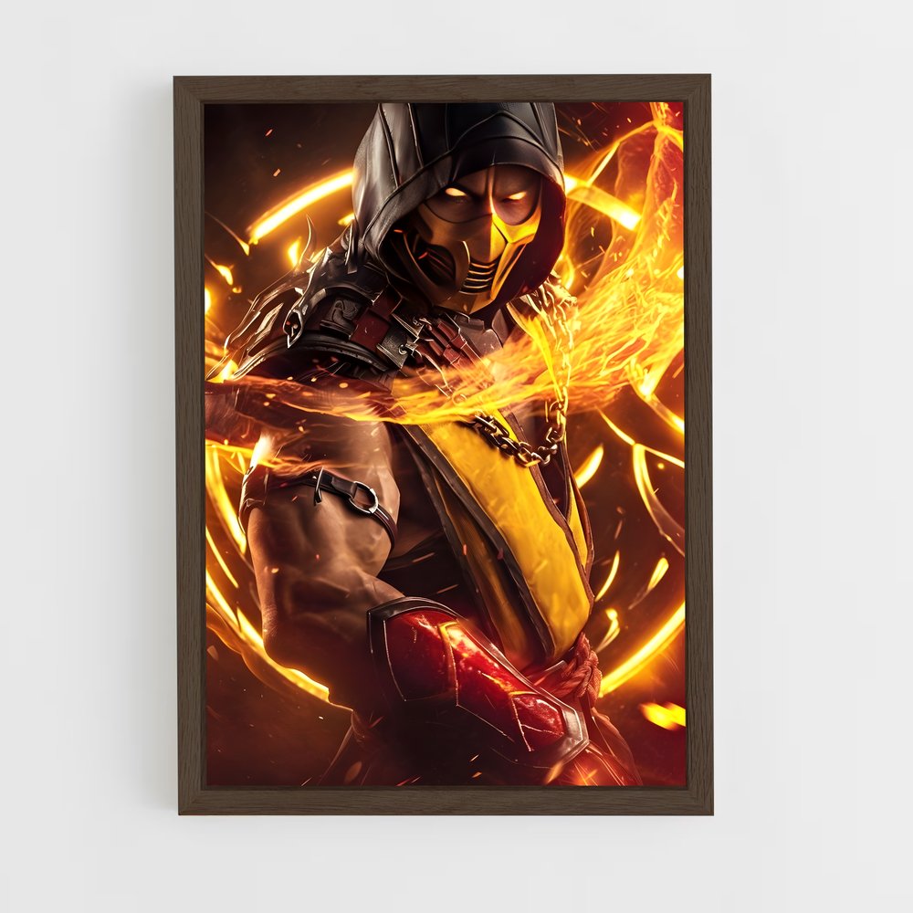 Poster Scorpion Fury – affiche Mortal kombat (vue 5)