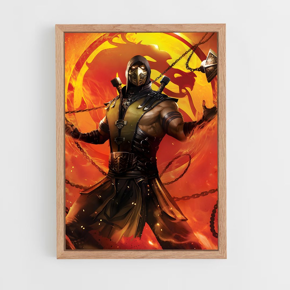 Poster L'Épée du Scorpion – affiche Mortal kombat (vue 4)