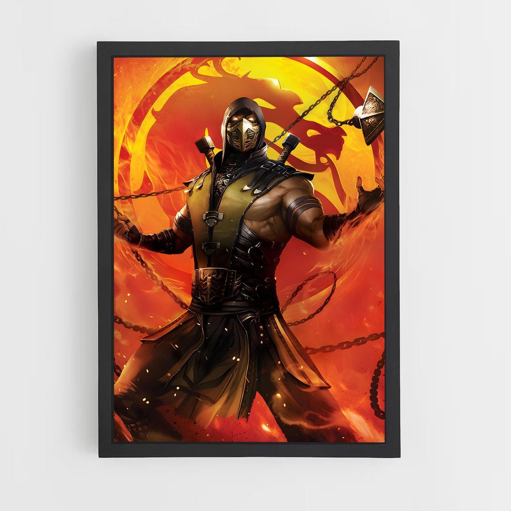 Poster L'Épée du Scorpion – affiche Mortal kombat (vue 2)