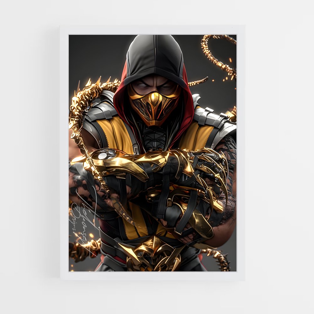 Poster Assassin au Scorpion – affiche Mortal kombat (vue 3)