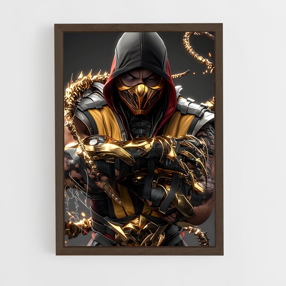 Poster Assassin au Scorpion – affiche Mortal kombat (vue 5)