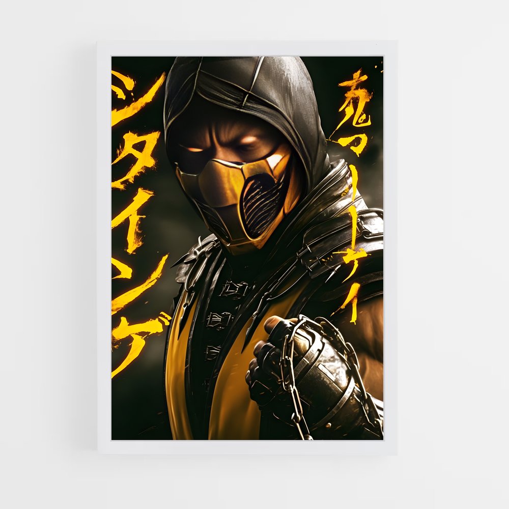 Poster Scorpion King – affiche Mortal kombat (vue 3)