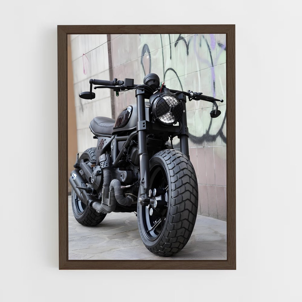 Poster Scrambler vibrant – affiche Ducati (vue 5)
