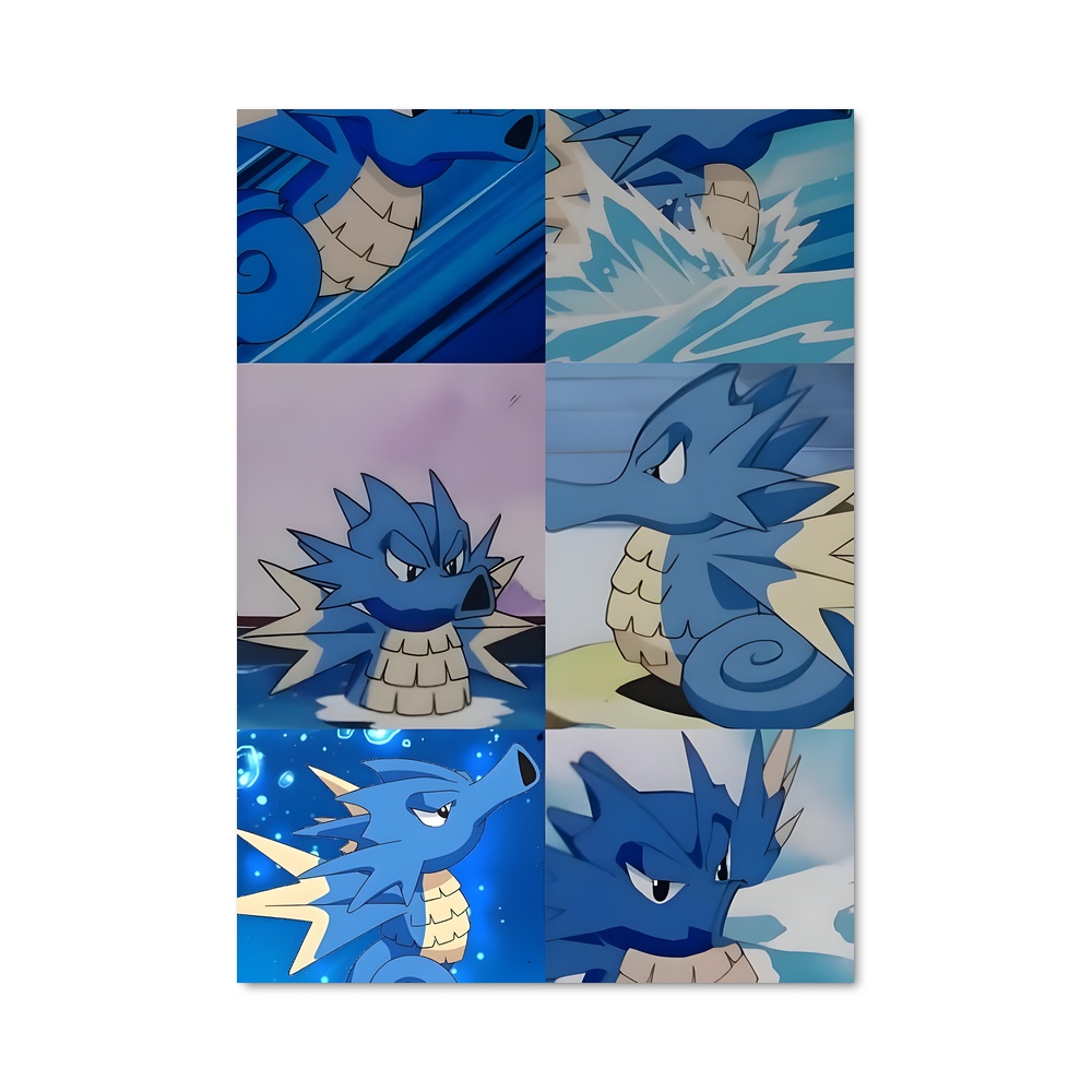 Poster Évolution Aqua – affiche Pokemon