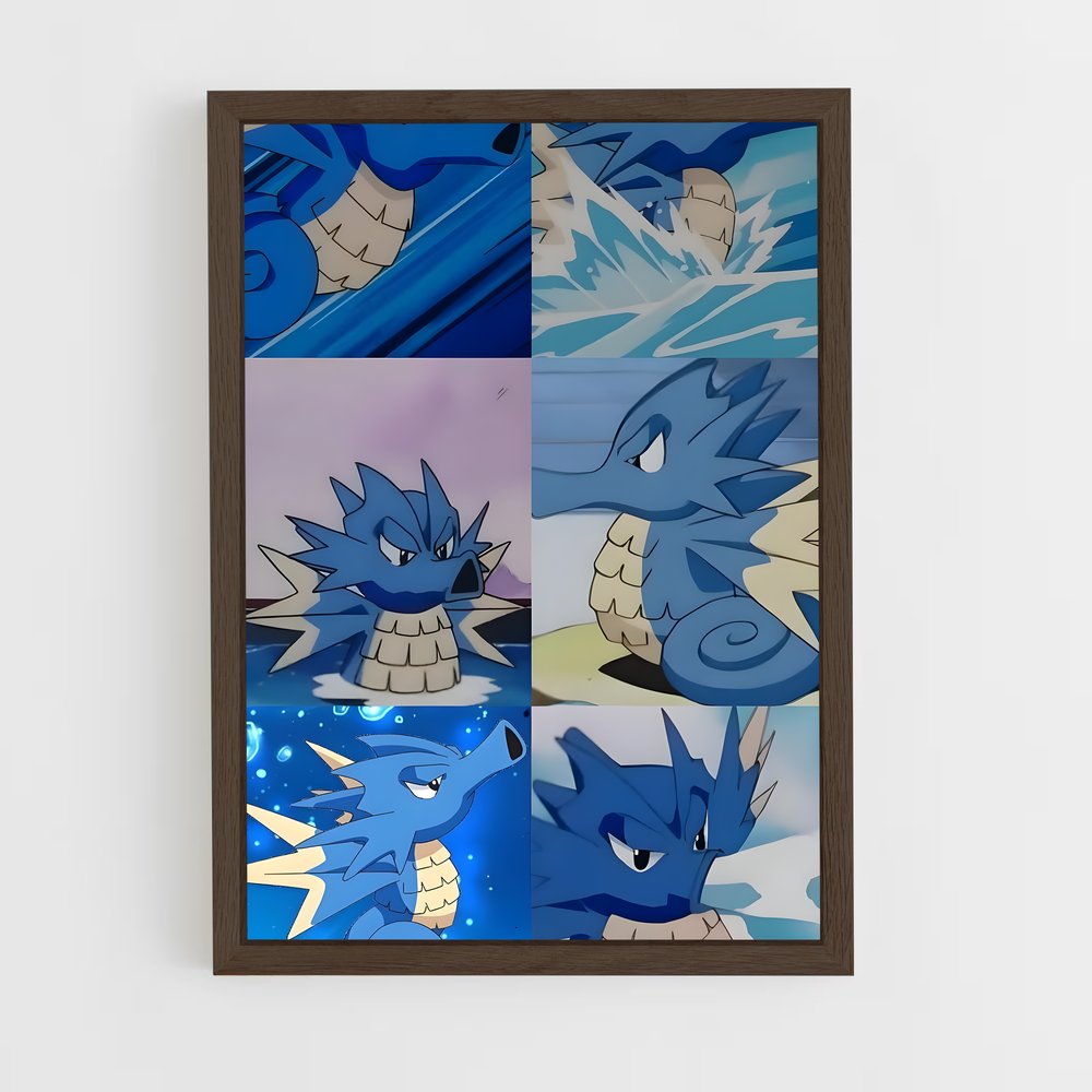 Poster Évolution Aqua – affiche Pokemon (vue 5)