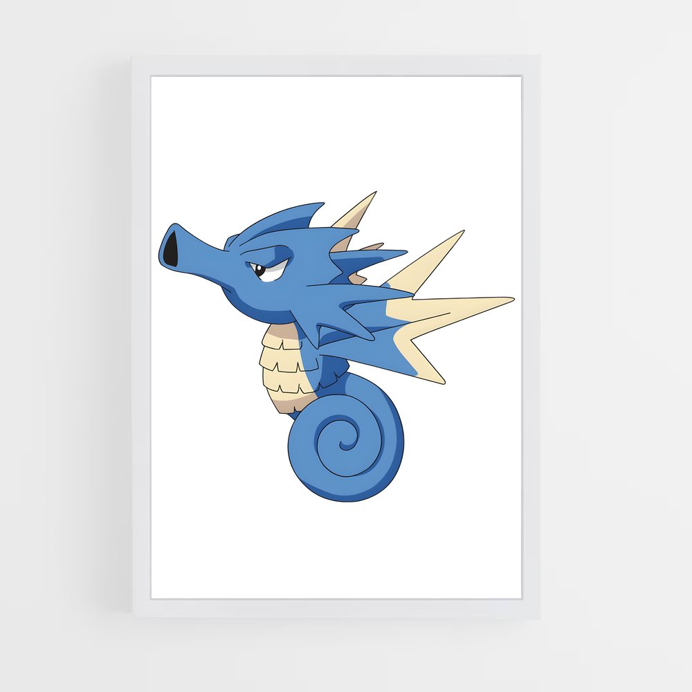 Poster Seadra profondeurs – affiche Pokemon (vue 3)