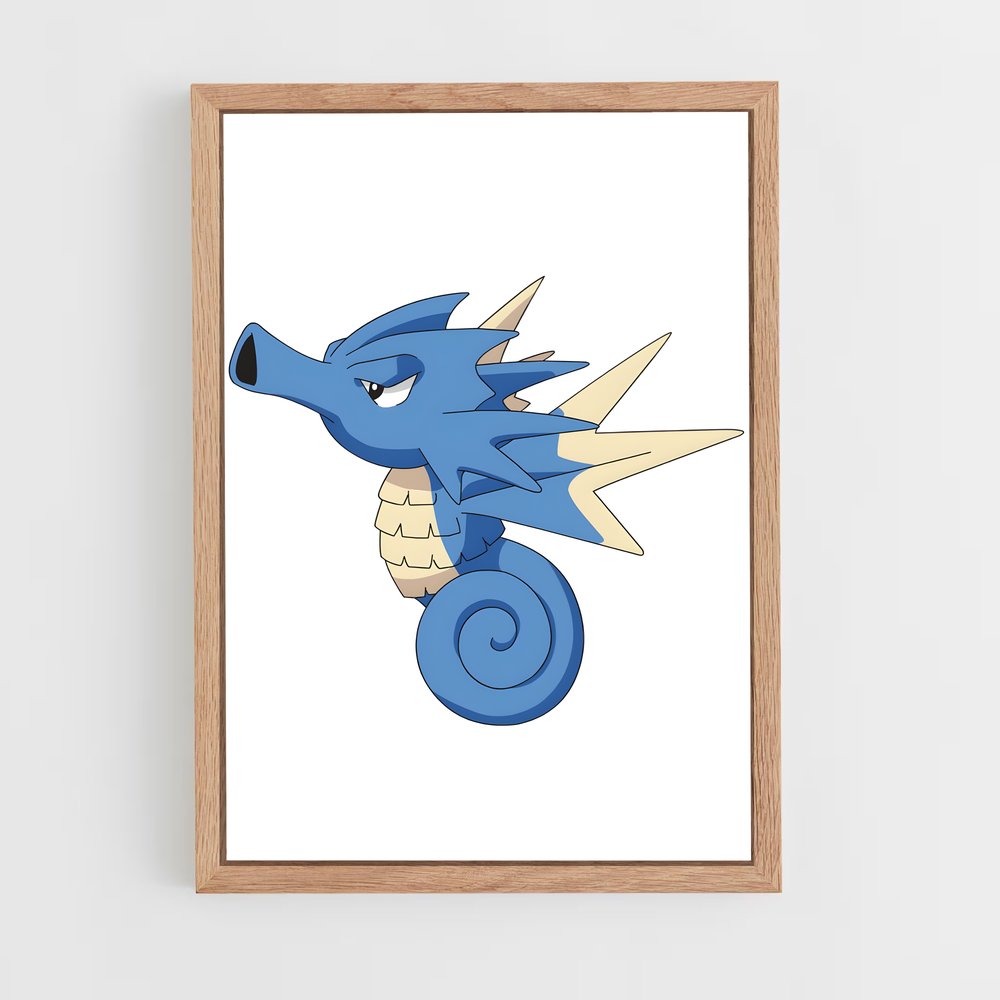 Poster Seadra profondeurs – affiche Pokemon (vue 4)