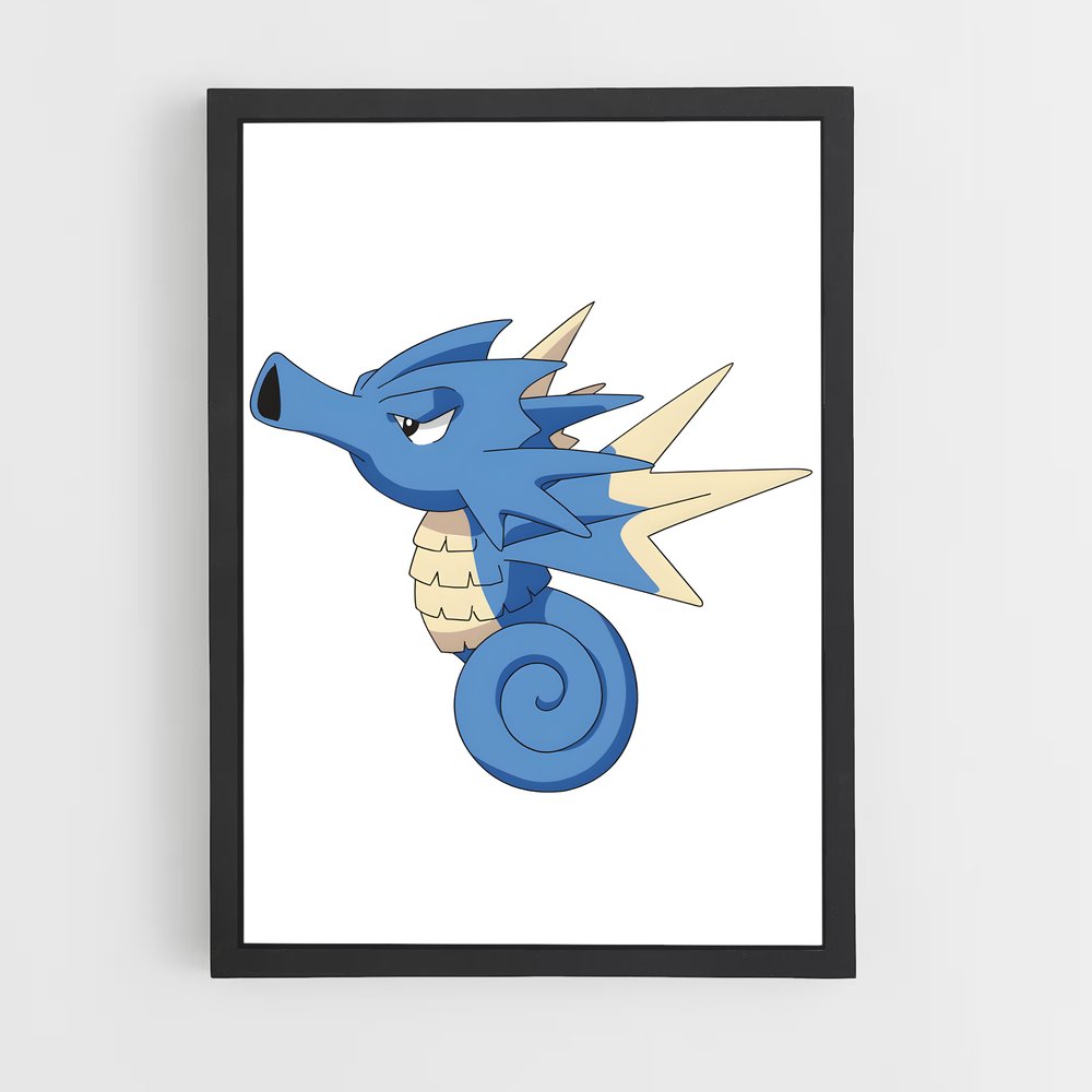 Poster Seadra profondeurs – affiche Pokemon (vue 2)