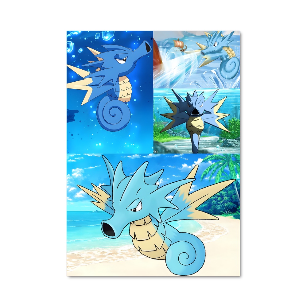 Poster Seadra Mystique – affiche Pokemon