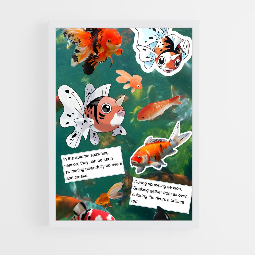 Poster La Symphonie Aquatique – affiche Pokemon (vue 3)