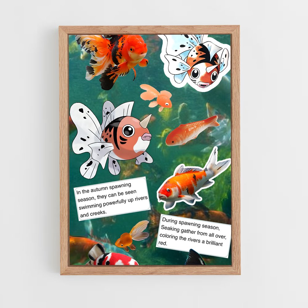 Poster La Symphonie Aquatique – affiche Pokemon (vue 4)