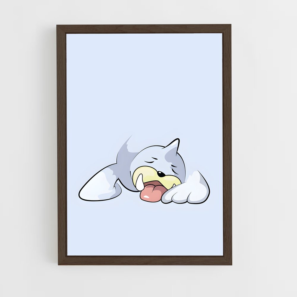 Poster Chat Paresseux – affiche Pokemon (vue 5)
