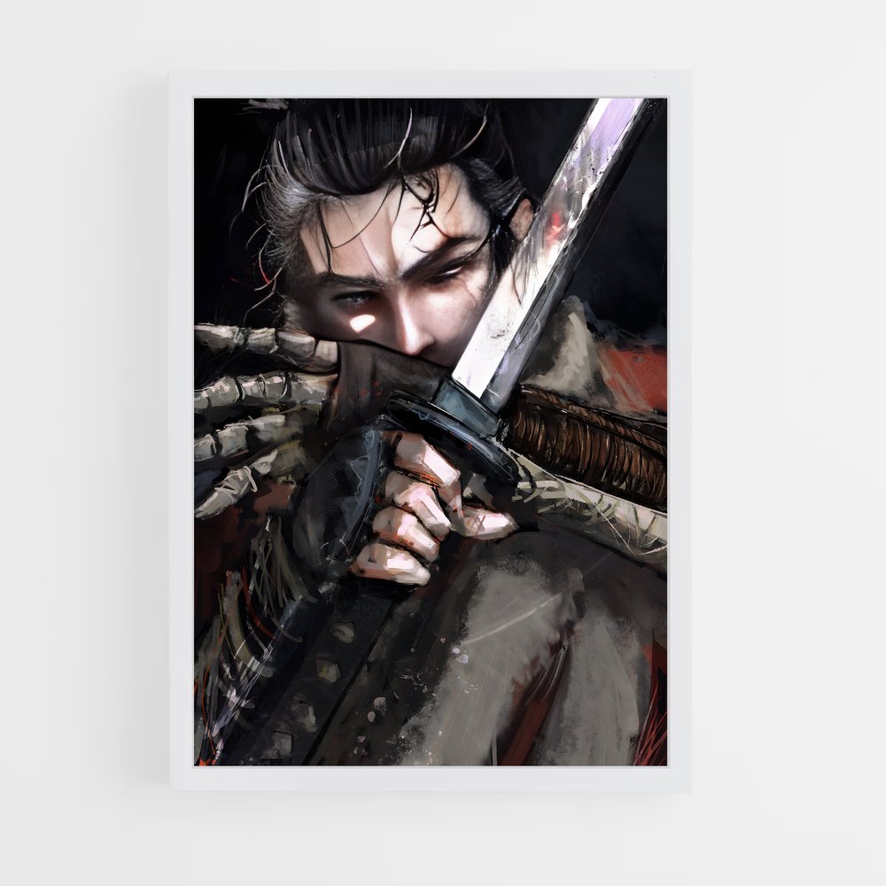 Poster L'Épée du Shinobi – affiche Sekiro (vue 3)