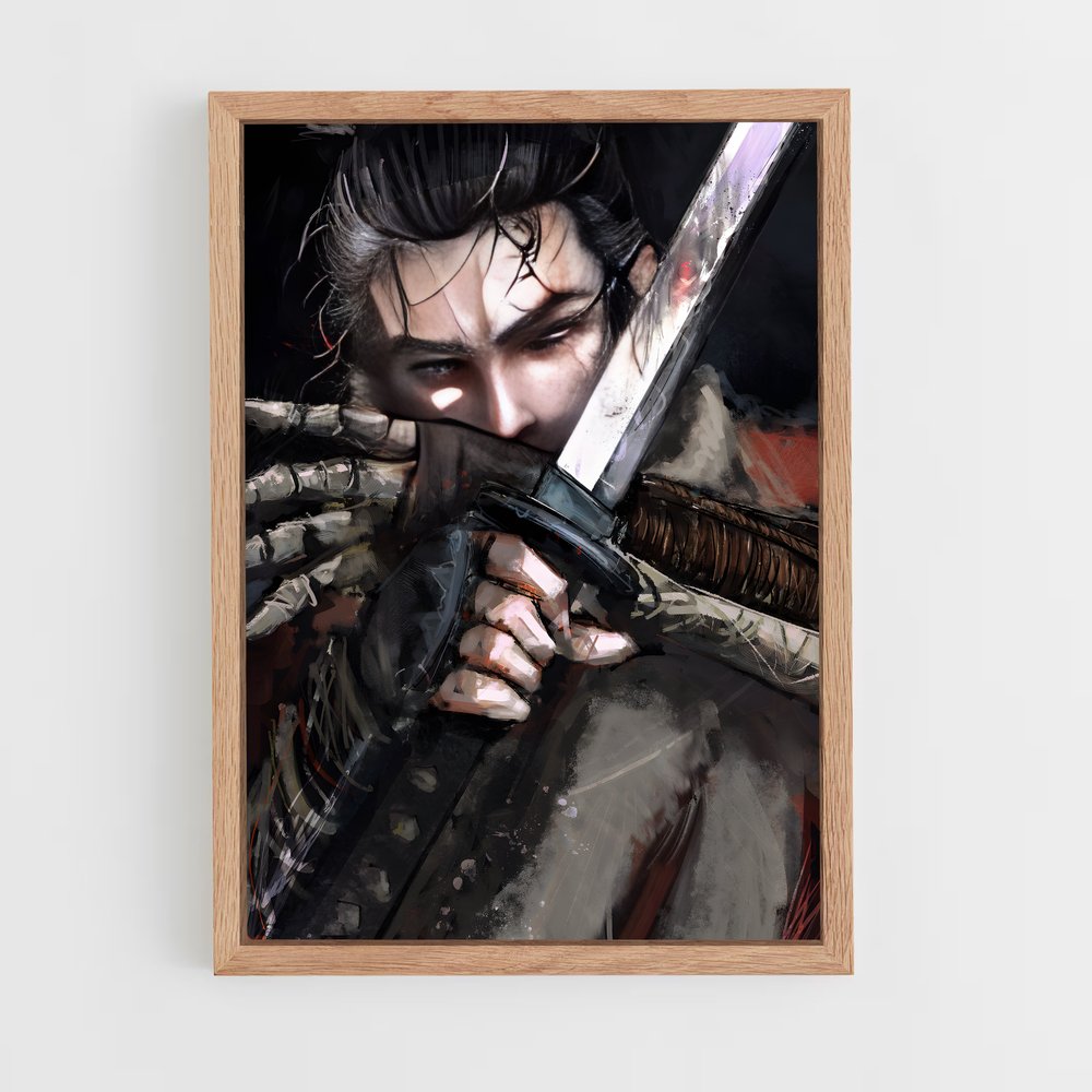 Poster L'Épée du Shinobi – affiche Sekiro (vue 4)