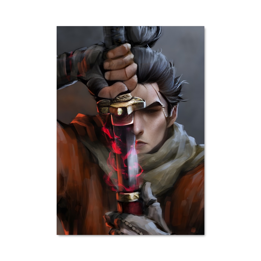Poster Sekiro guerrier