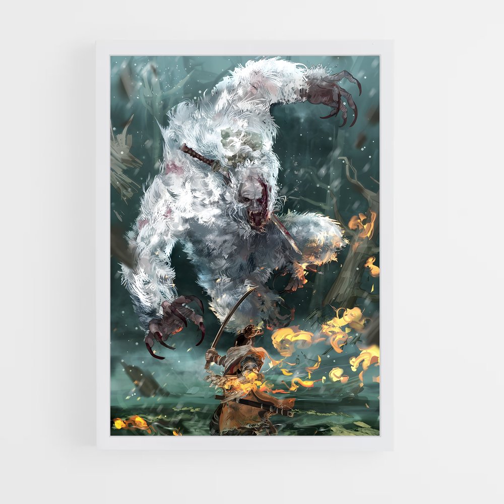 Poster Sekiro cendres (vue 3)