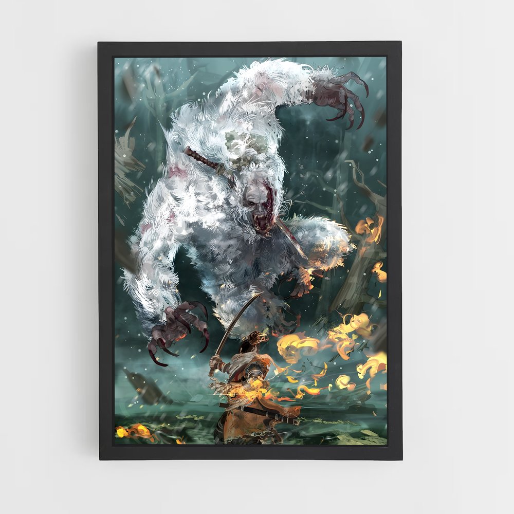 Poster Sekiro cendres (vue 2)
